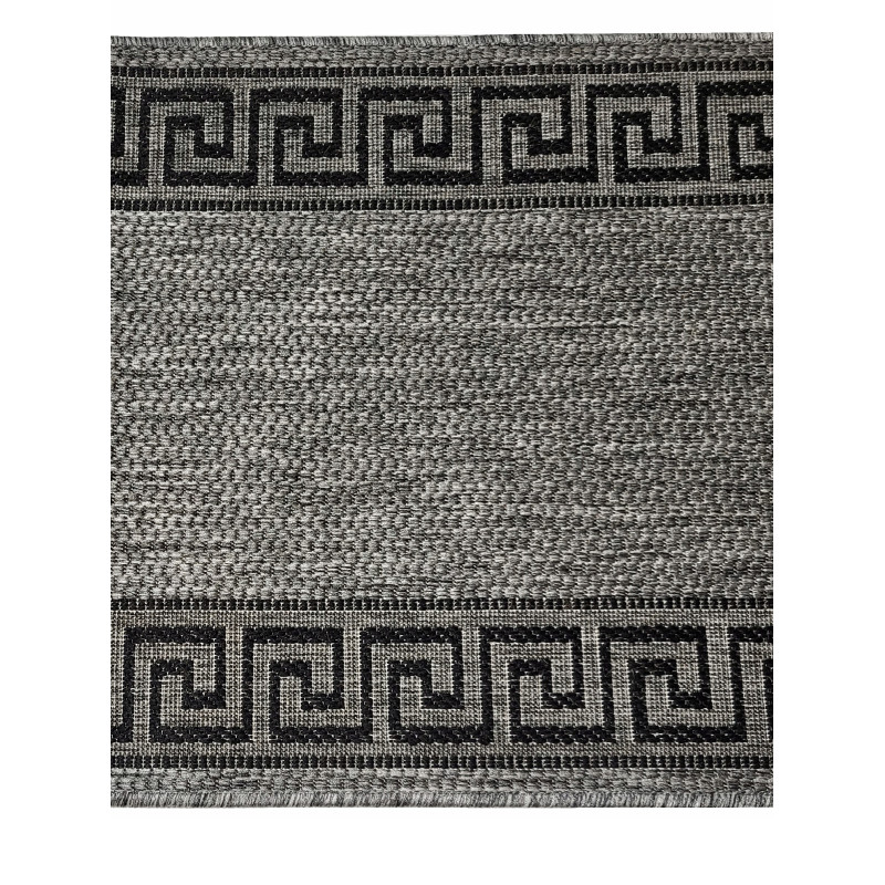 CHODNIK SZNURKOWY 90cm SZARO CZARNY GRECKI