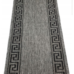 CHODNIK SZNURKOWY 80cm SZARO CZARNY GRECKI