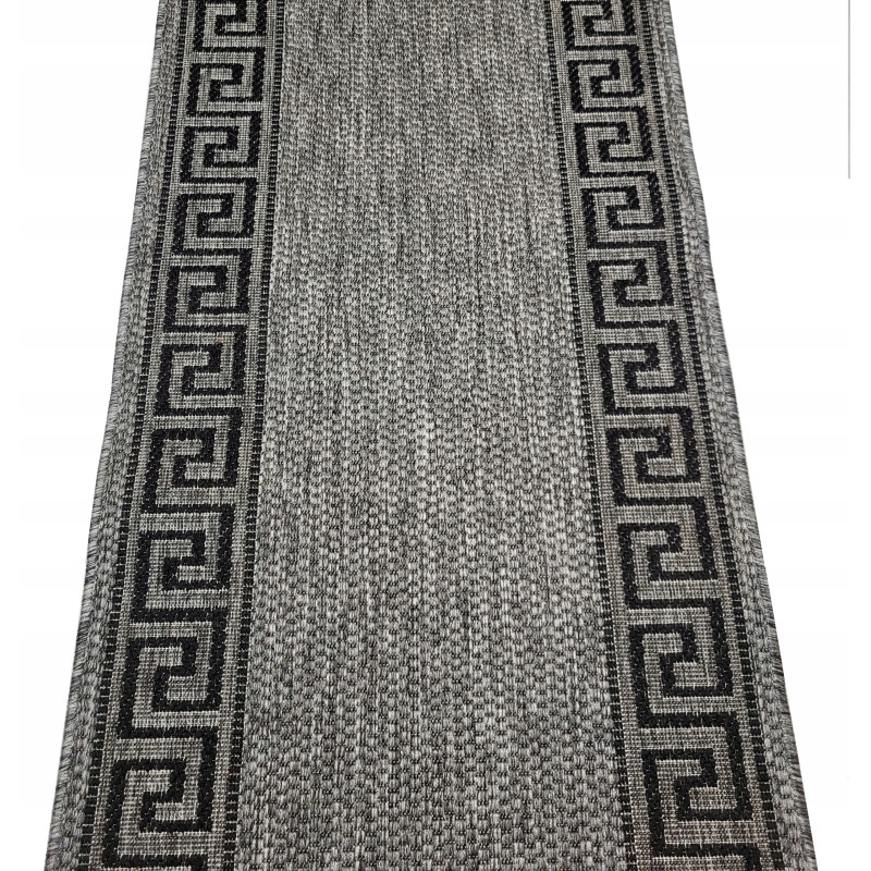CHODNIK SZNURKOWY 80cm SZARO CZARNY GRECKI