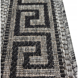 CHODNIK SZNURKOWY 80cm SZARO CZARNY GRECKI