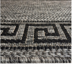 CHODNIK SZNURKOWY 80cm SZARO CZARNY GRECKI