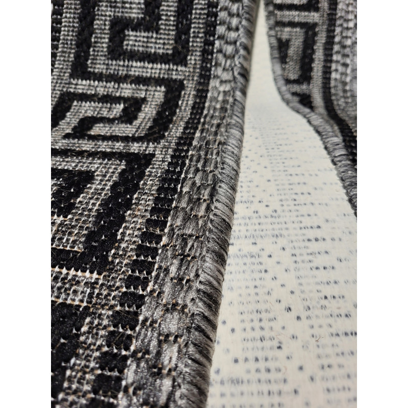 CHODNIK SZNURKOWY 80cm SZARO CZARNY GRECKI