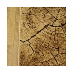 CHODNIK dywanowy 1748 FRYZ orzech 70x146 cm scp7