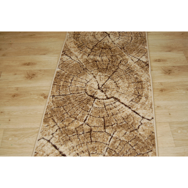 CHODNIK dywanowy 1748 FRYZ orzech 70x146 cm scp7