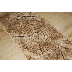 CHODNIK dywanowy 1748 FRYZ orzech 70x146 cm scp7