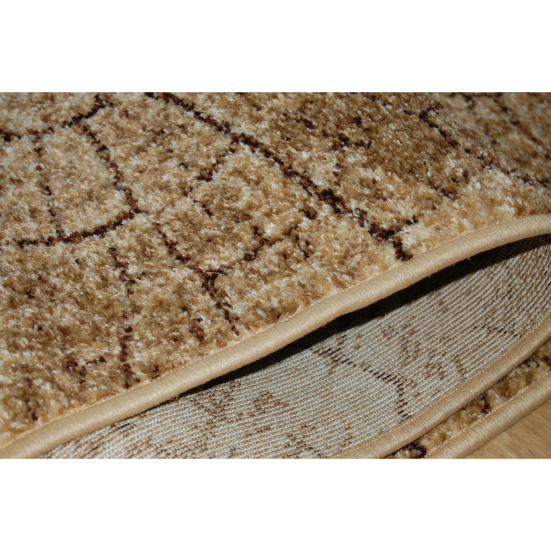 CHODNIK dywanowy 1748 FRYZ orzech 70x146 cm scp7