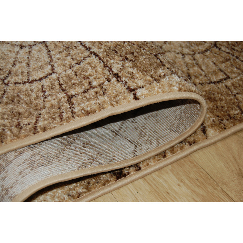 CHODNIK dywanowy 1748 FRYZ orzech 70x146 cm scp7
