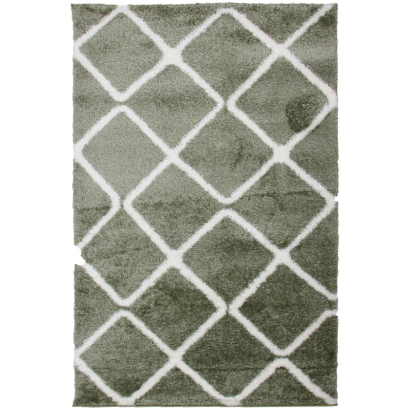 Dywan Boho 613 GREEN/CREAM 160x220cm Dywan Boho 613 GREEN/CREAM 160x220cm