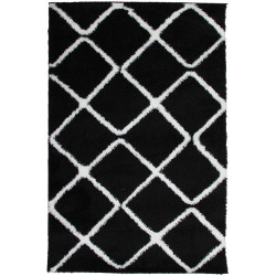 Dywan Boho 613 BLACK/CREAM 160x220cm