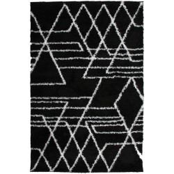 Dywan Boho 610 BLACK/CREAM 200x290cm