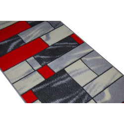 CHODNIK Dywanowy BCF HUGO SZARY szer. 120 cm