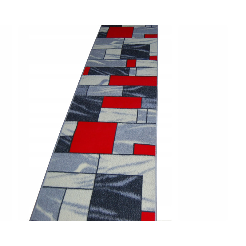 CHODNIK Dywanowy BCF HUGO SZARY szer. 120 cm