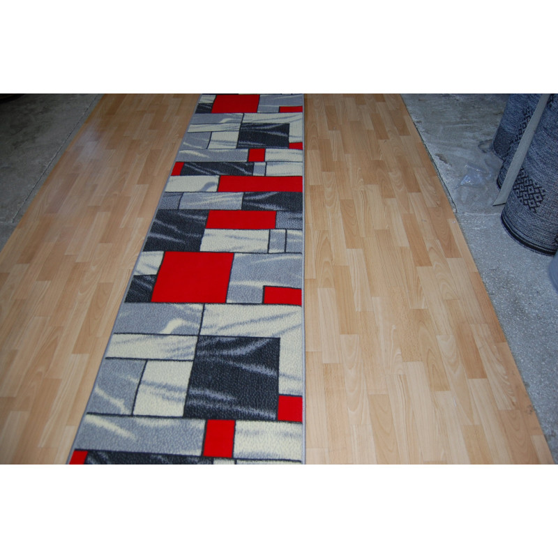CHODNIK Dywanowy BCF HUGO SZARY szer. 120 cm