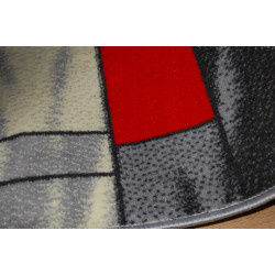 CHODNIK Dywanowy BCF HUGO SZARY szer. 120 cm