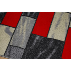 CHODNIK Dywanowy BCF HUGO SZARY szer. 120 cm