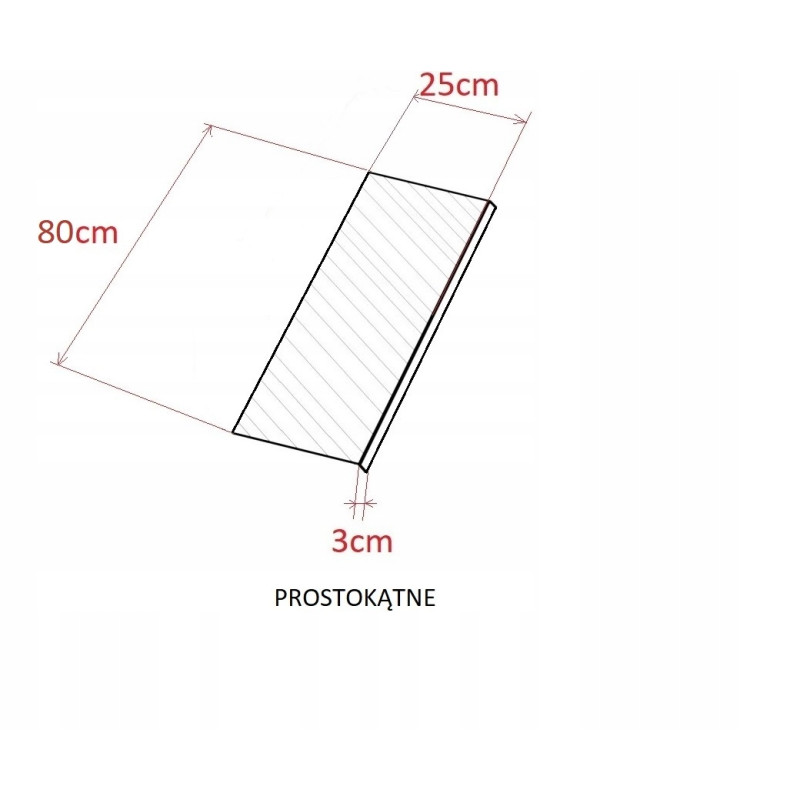 Komplet Nakładek 14 sztuk 80cm BOHO GRAFIT N278