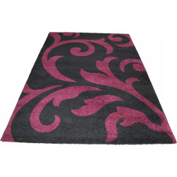 Dywan OKAZJA! 160x230cm fiolet czarny p-d-2705