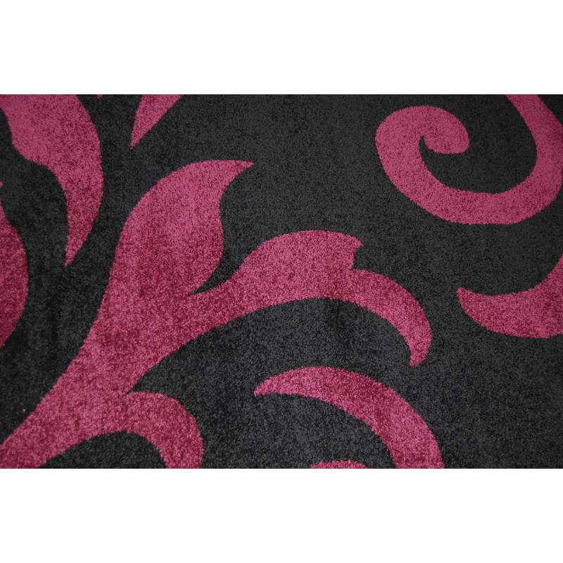 Dywan OKAZJA! 160x230cm fiolet czarny p-d-2705