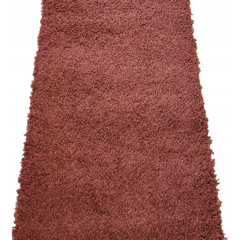 CHODNIK Shaggy szer 120 cm MIĘKKI RUDY