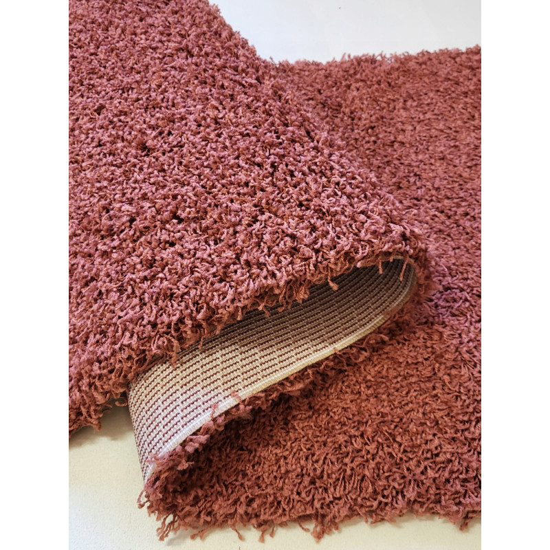 CHODNIK Shaggy szer 120 cm MIĘKKI RUDY