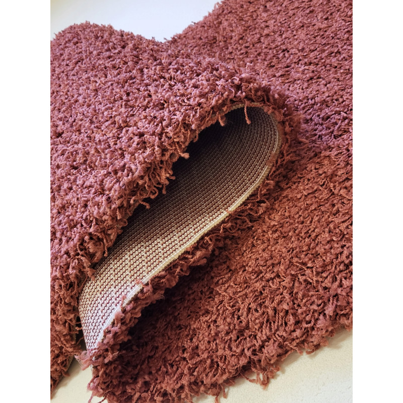 CHODNIK Shaggy szer 120 cm MIĘKKI RUDY