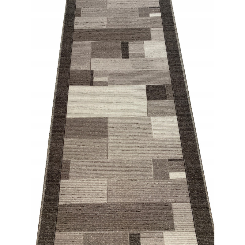 CHODNIK ANTYPOŚLIZGOWY Beżowy Geometryczny 80cm CHODNIK ANTYPOŚLIZGOWY Beżowy Geometryczny 80cm