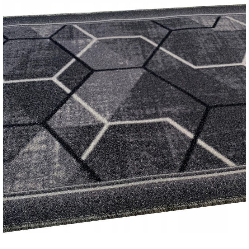 CHODNIK ANTYPOŚLIZGOWY HEXAGON CIEMNY SZARY 80cm