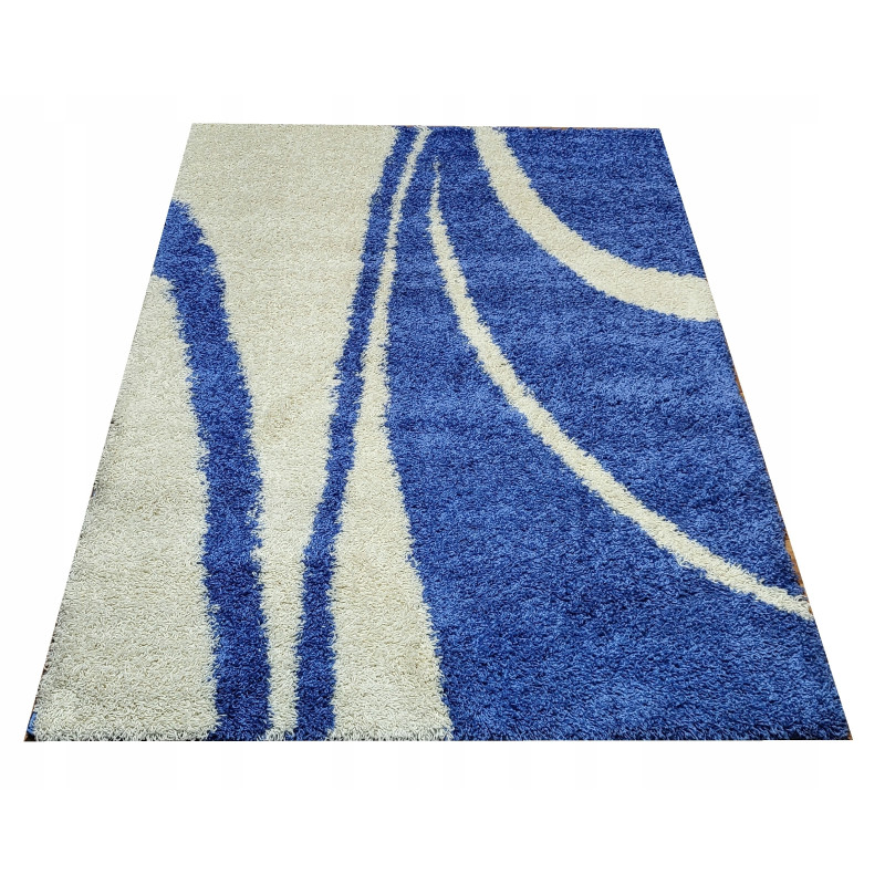 Dywan OKAZJA! LUXURY SHAGGY 160x230 Niebieski