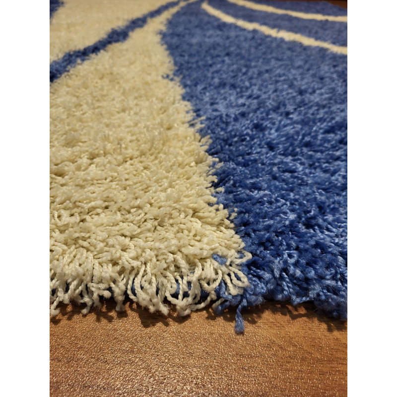 Dywan OKAZJA! LUXURY SHAGGY 160x230 Niebieski