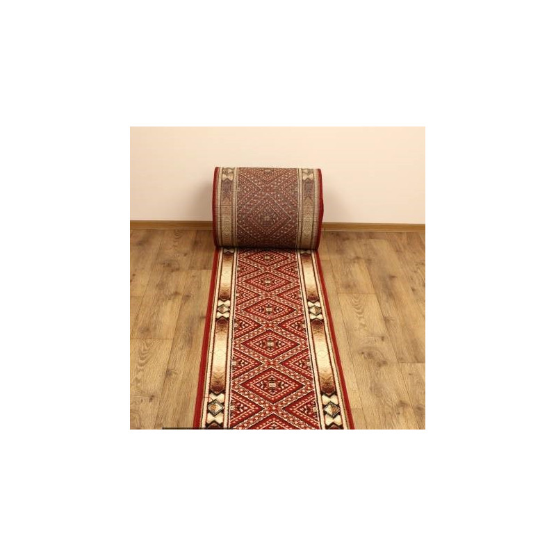 CHODNIK BCF MOCNY szer.90cm Gold 371/22 bordo brąz CHODNIK BCF MOCNY szer.90cm Gold 371/22 bordo brąz