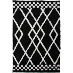 Dywan Boho 656 BLACK/CREAM 200x290cm