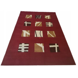 Dywan OKAZJA! 180x260cm BORDO d-d-5496