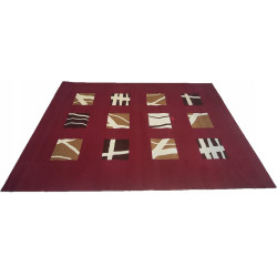 Dywan OKAZJA! 180x260cm BORDO d-d-5496