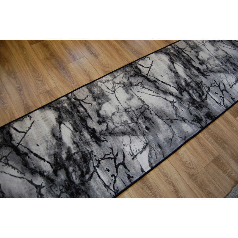CHODNIK PODGUMOWANY 1022 SZARO CZARNY MARMUR 100cm