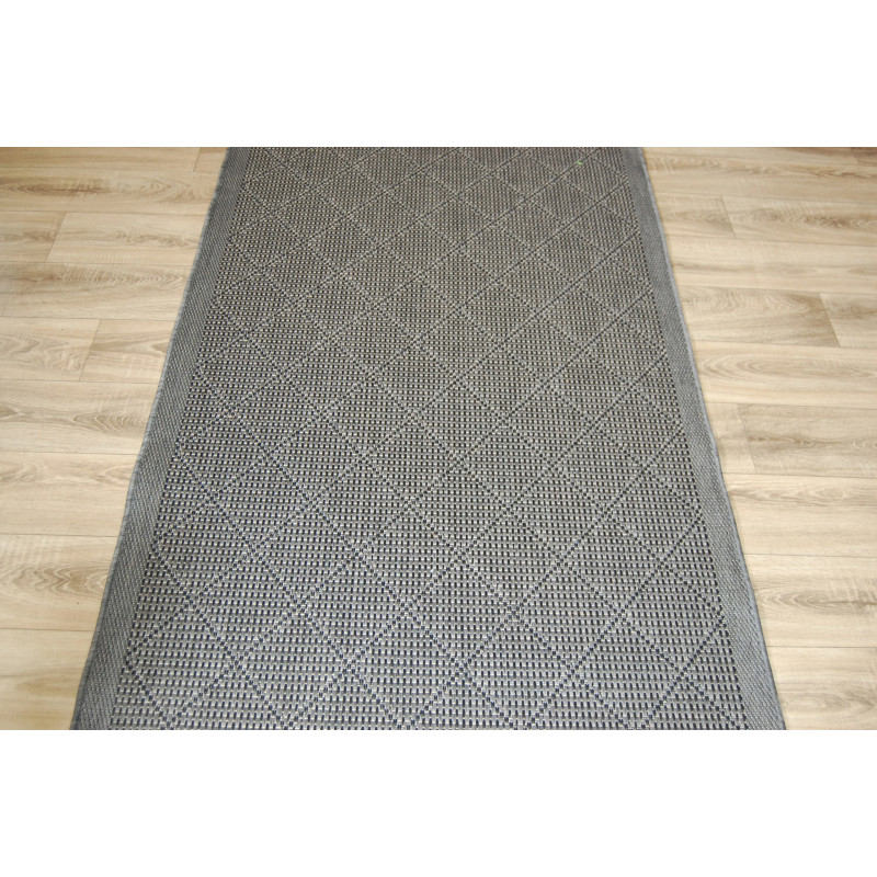 Chodnik SZNURKOWY Suva 998 221 Karo Szary 100 CM Chodnik SZNURKOWY Suva 998 221 Karo Szary 100 CM