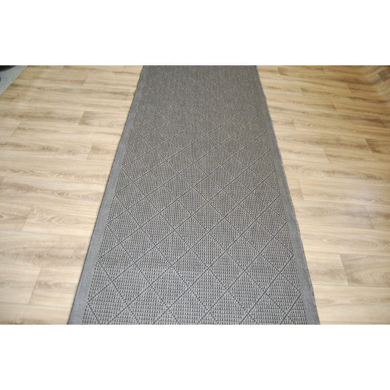 Chodnik SZNURKOWY Suva 998 221 Karo Szary 100 CM Chodnik SZNURKOWY Suva 998 221 Karo Szary 100 CM
