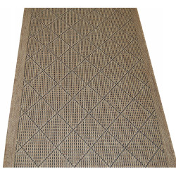 Chodnik SZNURKOWY Suva 998 112 Karo Brąz 100 CM