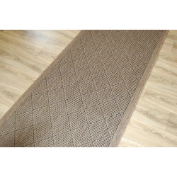 Chodnik SZNURKOWY Suva 998 112 Karo Brąz 67 CM