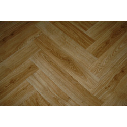 Wykładzina PCV Maxima Eko 150cm 611-01 Jodełka Brązowa Nowoczesna Klepka