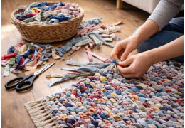 Jak zrobić chodnik ze szmatek? Stwórz własny projekt DIY